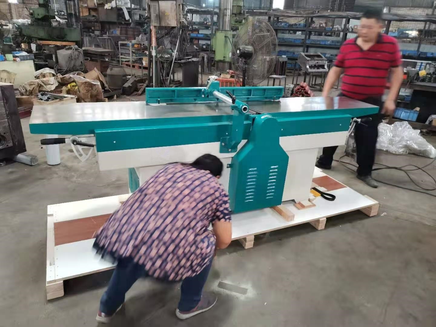 Woodworking Machinery - Mesin Perata Kayu Spiral Lurus 400mm