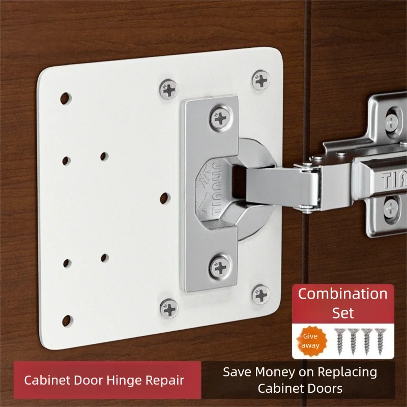 Cabinet Scraper Set - Kit Pelat Perbaikan Engsel Kabinet, Pelat