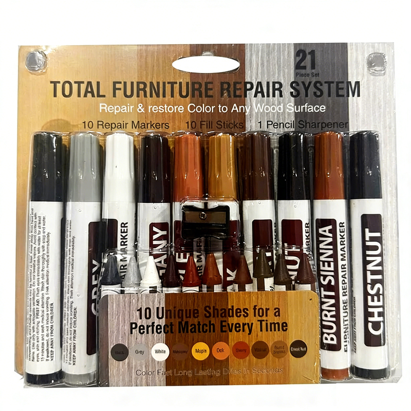 Cabinet Scraper Set - 6-12 Buah Pena Perbaikan Furnitur Penghilang