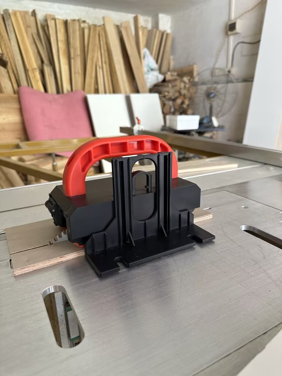 Woodworking Bandsaw - Pendorong Blok Gergaji Meja, Aksesoris Pertukangan