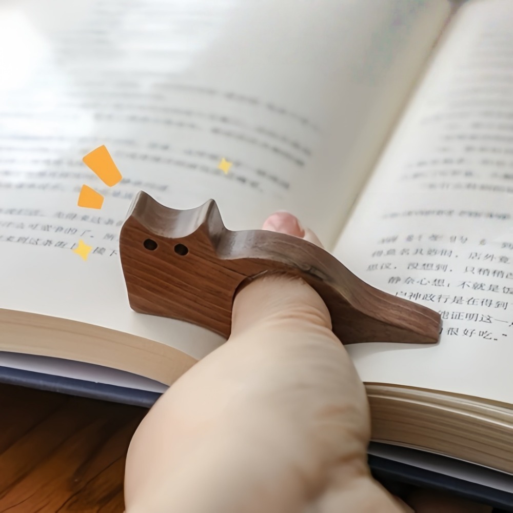 Woodworking School - Penanda Buku Kayu Bentuk Jempol untuk