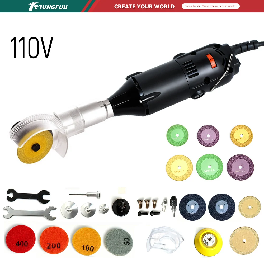 Woodworking Jobs - TUNGFULL 110V Penggiling Sudut Mini Mesin