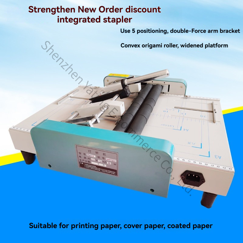 Woodworking Horse - Mesin Penjilid Elektrik A3 Lipat, Mesin