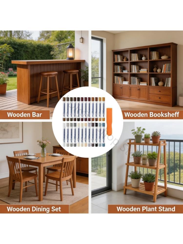 Cabinet Scraper Set - Set Stik Lilin Penanda Sentuhan Warna