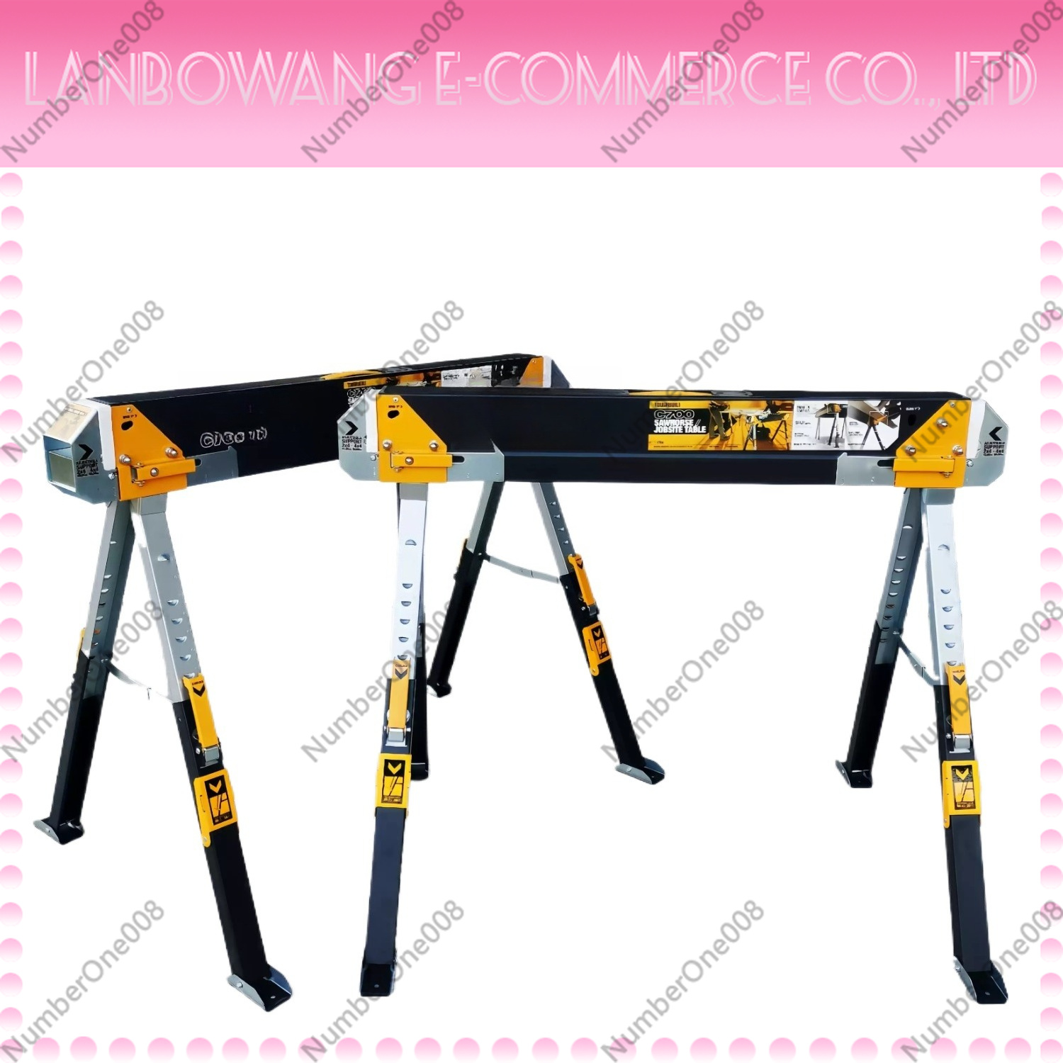 Penyangga meja gergaji lipat u - Woodworking Horse ulasan dan harga