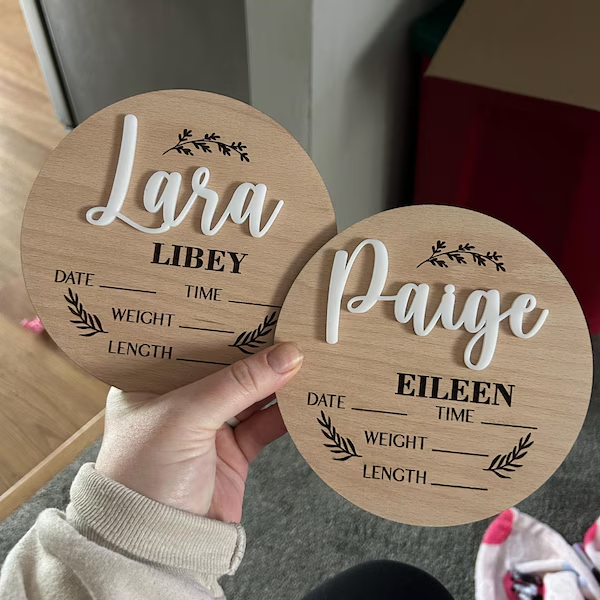 1 Buah Tanda Pengumuman Bayi K - Woodworking Jobs ulasan dan harga
