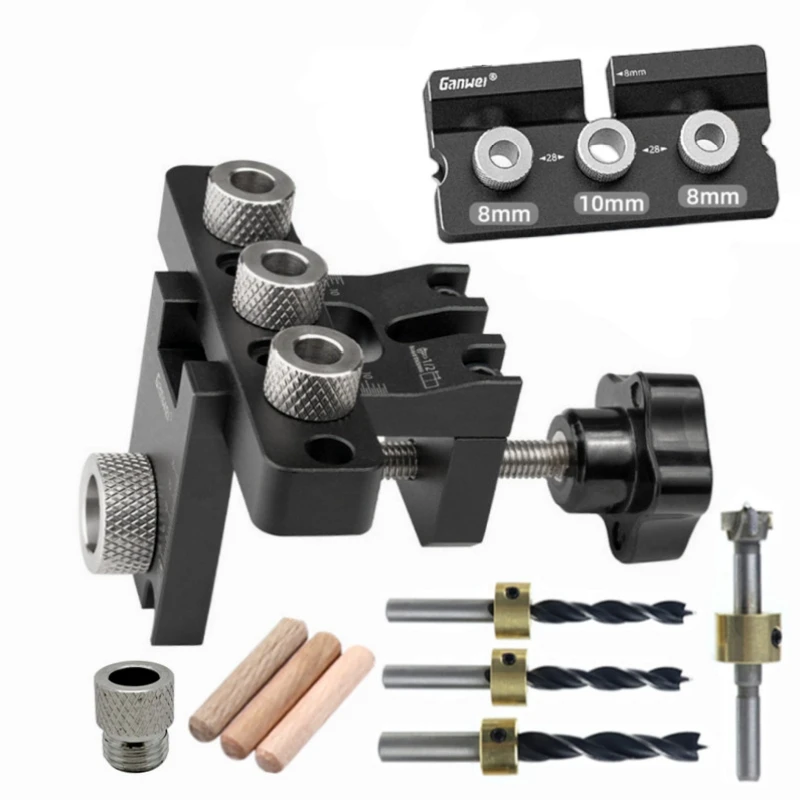 Kit Jig Dowel Kayu 3 in 1, Ala - Cabinet Scraper Set ulasan dan harga