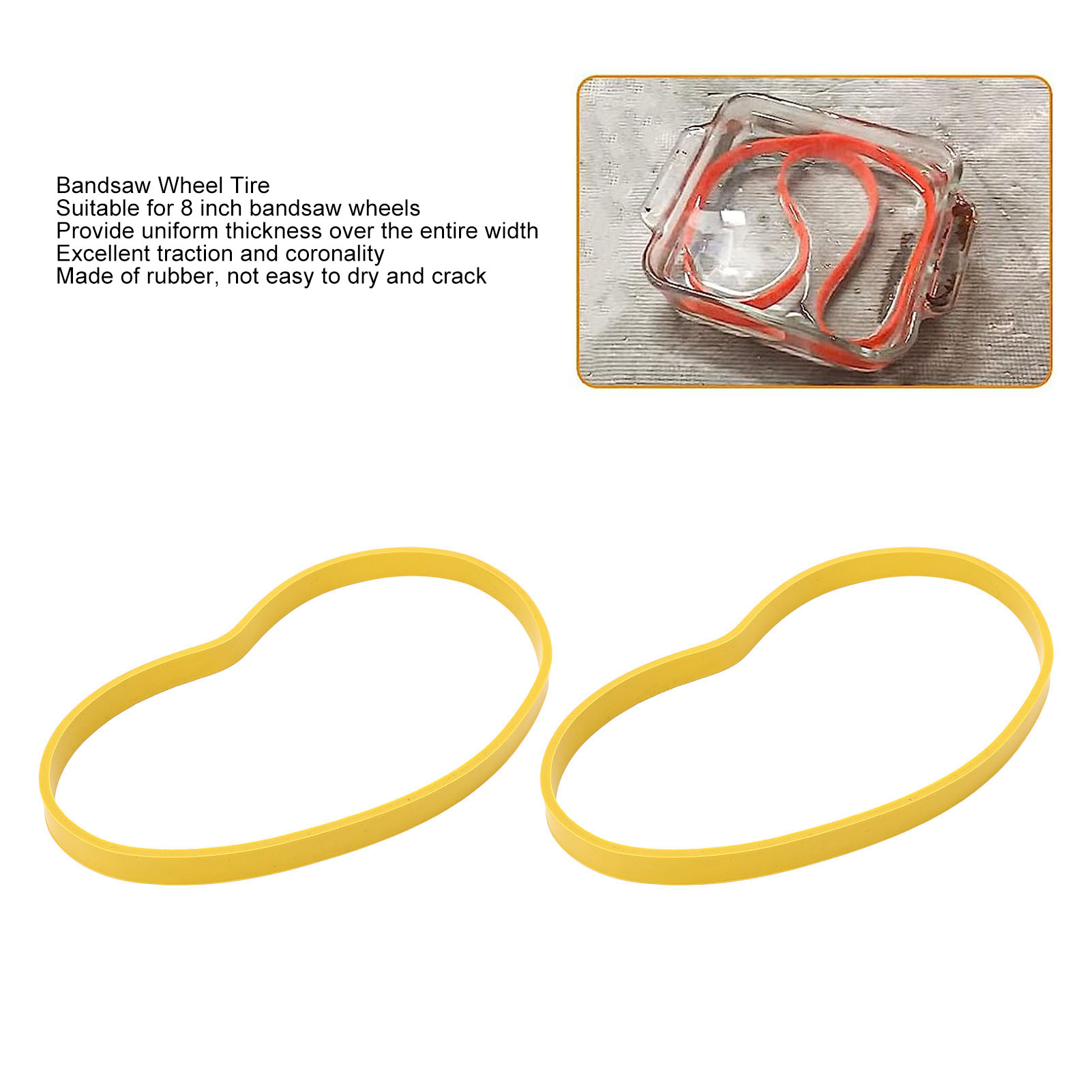 Bandsaw ban karet, 2 buah Band - Woodworking Bandsaw ulasan dan harga