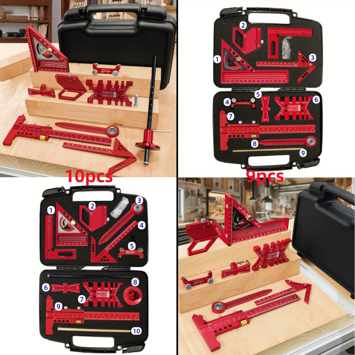 9 Buah/10 Buah Set Alat Ukur P - Woodworking Plans Free ulasan dan harga